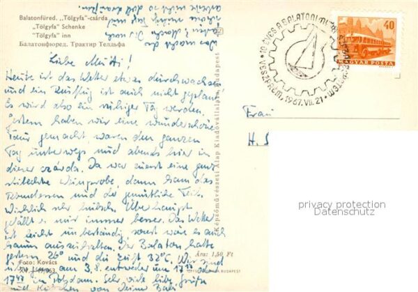 Balatonfuered Tölgyfa csarda Schenke – Bild 2
