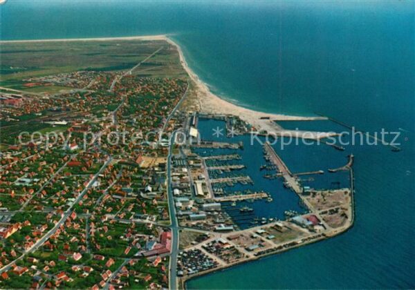 Skagen Hafen Fliegeraufnahme