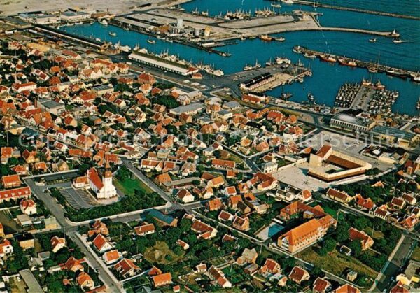 Skagen Hafen Fliegeraufnahme