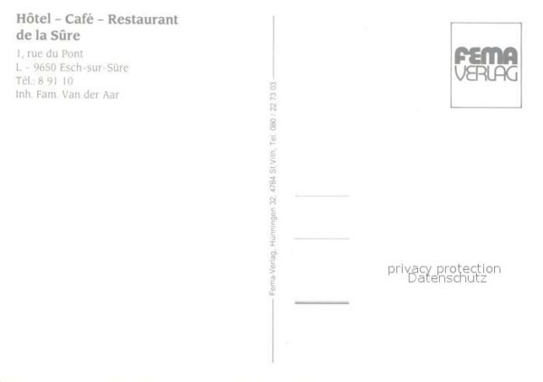 Esch-sur-Sure Hotel Cafe Restaurant de la Sure – Bild 2