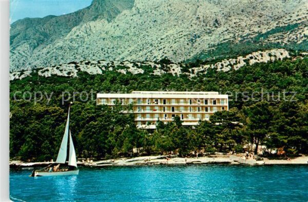 Orebic Hotel Rathaneum Ansicht vom Meer aus