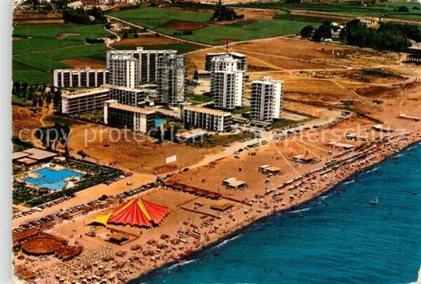 Torremolinos Torre Los Tres Caballos Playa vista aer