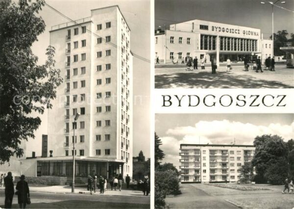 Bydgoszcz Pommern Dom Filharmonika Dworzec kolejowy Osied