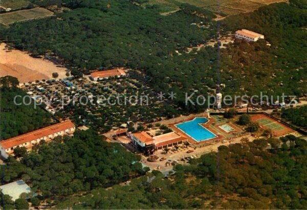 Playa de Pals Camping Caravaning Cypsela Fliegeraufna