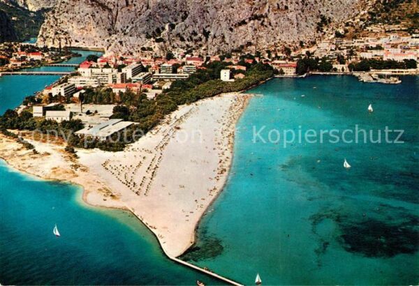 Omis Fliegeraufnahme