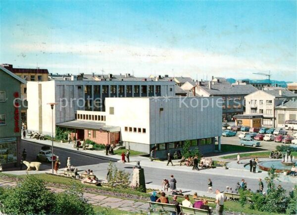 Hammerfest Stadt und Stadthalle