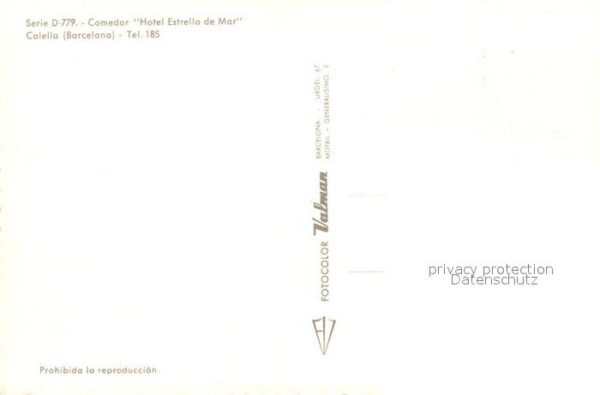 Calella Comedor Hotel Estrella de Mar – Bild 2