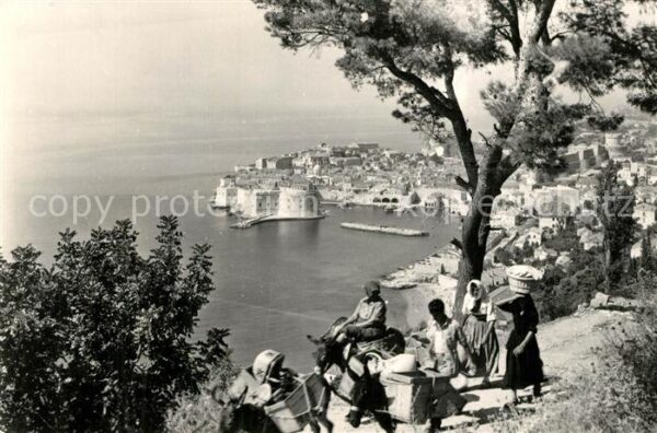 Dubrovnik Ragusa Teilansicht