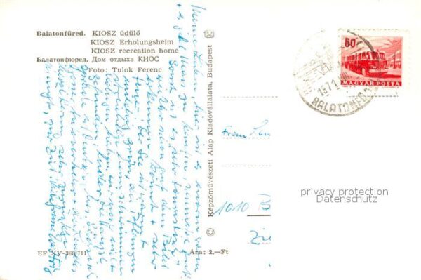 Balatonfuered Kiosz Erholungsheim – Bild 2