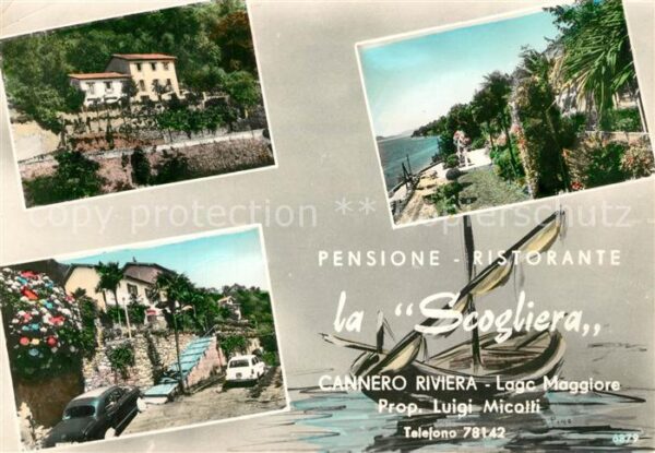 Cannero Riviera Lago Maggiore Pensione la Scogliera
