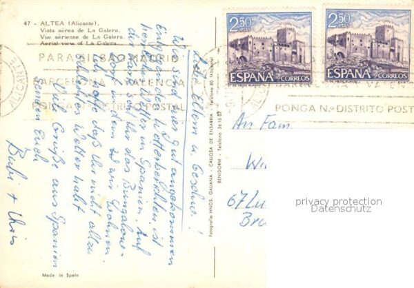 Altea Fliegeraufnahme La Galera – Bild 2