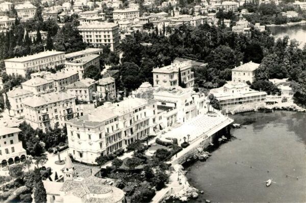 Opatija Abbazia Fliegeraufnahme