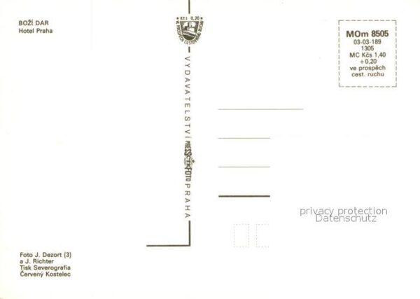 Bozi Dar Gottesgab Hotel Praha – Bild 2