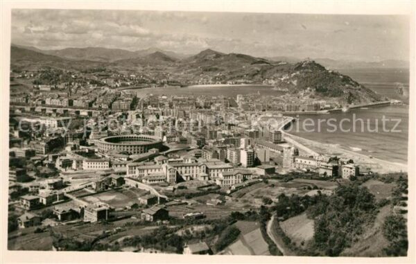 San Sebastian  Pais Vasco ES Fliegeraufnahme