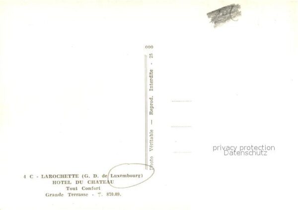 Larochette Luxembourg Hotel du Chateau Tout Confort Grande Te – Bild 2
