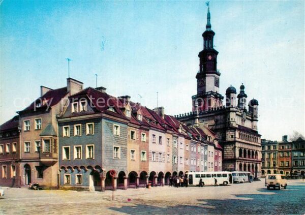 Poznan Posen Fragment Starego Rynku