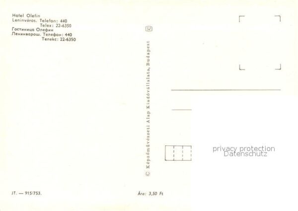 Leninvaros Hotel Olefin – Bild 2
