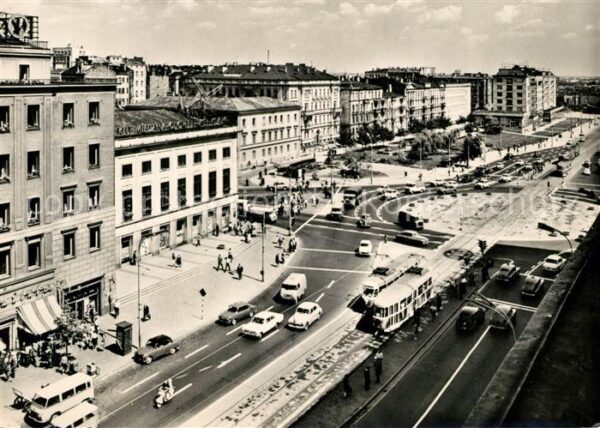 Warszawa Rondo u zbiegu alei Jerozolimskich ulic