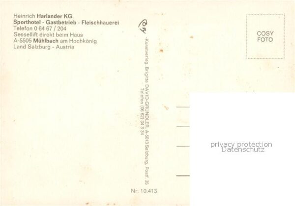 Muehlbach Hochkoenig Sporthotel Harlander – Bild 2