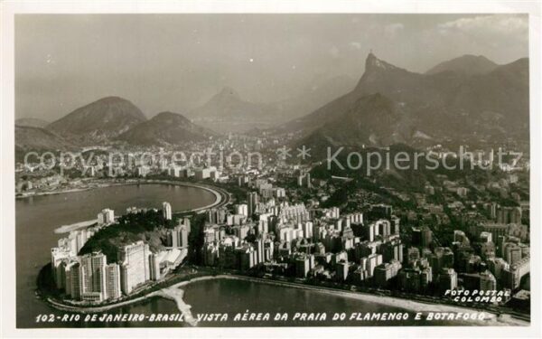 Rio de Janeiro Fliegeraufnahme Praia do Flamengo