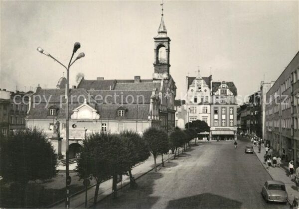 Kluczbork Plac Bohaterow Armii Czerwonej
