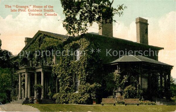 Toronto Canada The Grange Home of the late Prof Goldwi