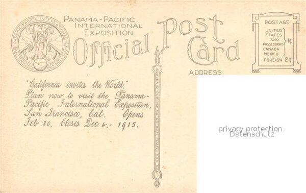 Panama Perspective of the Exposition from the – Bild 2