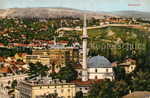 Sarajevo Stadtblick