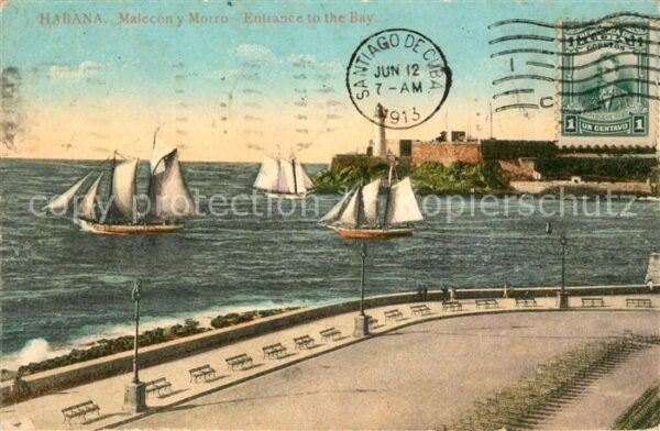 Habana Havana Malecon y Morro Entrance to the Bay