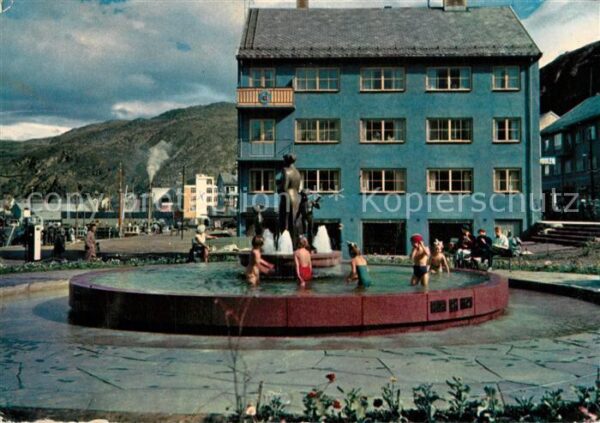 Hammerfest Ole Olsens plasa Brunnen