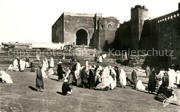 Rabat Marokko Marchede la Laine a la Porte des Ouaias