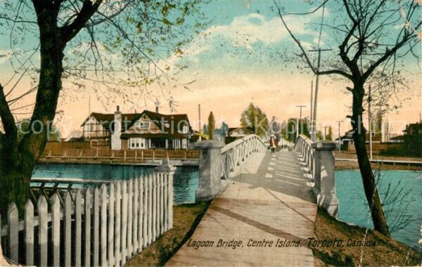Toronto Canada Lagoon Bridge Centre Island