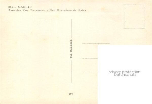 Madrid Spain Avenidas Cea Bermudez y San Francisco d – Bild 2