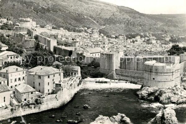 Dubrovnik Ragusa Fliegeraufnahme