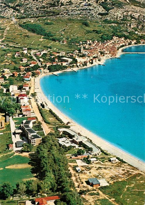 Baska Otok Krk Fliegeraufnahme