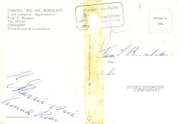 Consdorf Camping Bel Air Burgkapp Fliegeraufnahm – Bild 2