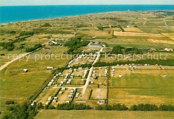 Hirtshals Tornby Strand Camping Fliegeraufnahme