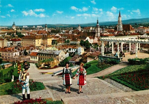 Cluj-Napoca Stadtansicht Trachten