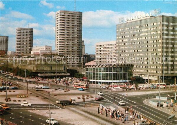 Warszawa Skrzyzowanie ulicy Marszalkowskiej z Al
