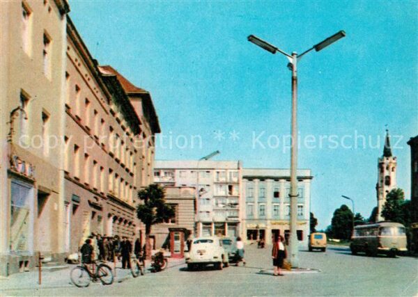 Strzegom Fragment placu Przyjazni Polsko Radziec