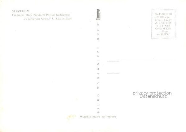 Strzegom Fragment placu Przyjazni Polsko Radziec – Bild 2