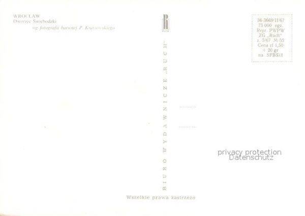 Wroclaw Dworzec Swiebodzki – Bild 2