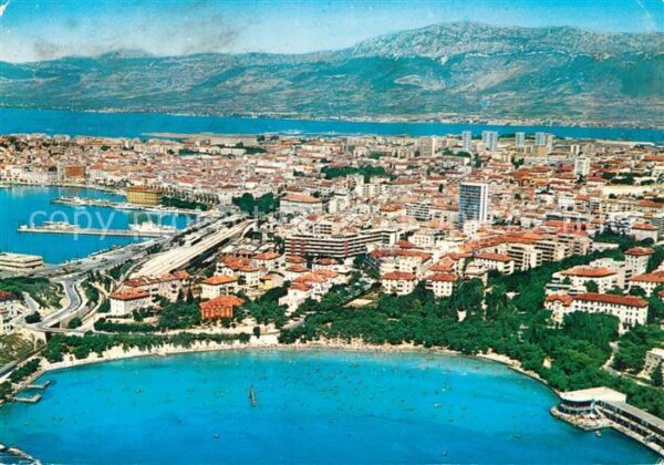 Split Spalato Fliegeraufnahme