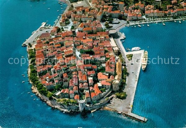 Korcula Fliegeraufnahme
