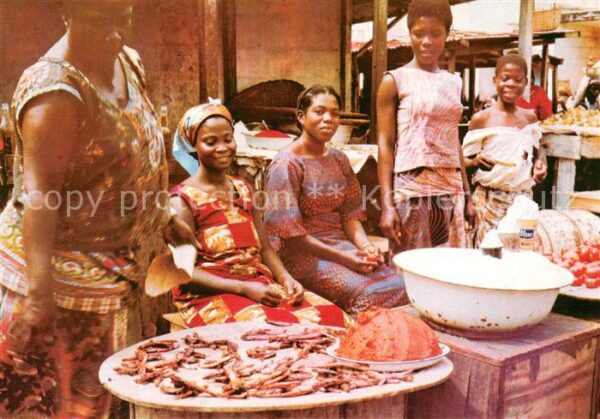 Ghana Market scene