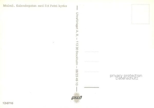 Malmoe Kalendegatan med St Petri kyrka – Bild 2