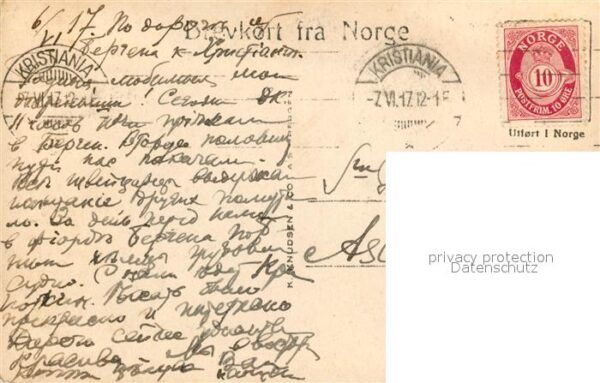 Kristiania Oslo Norwegen Fredriksberg – Bild 2