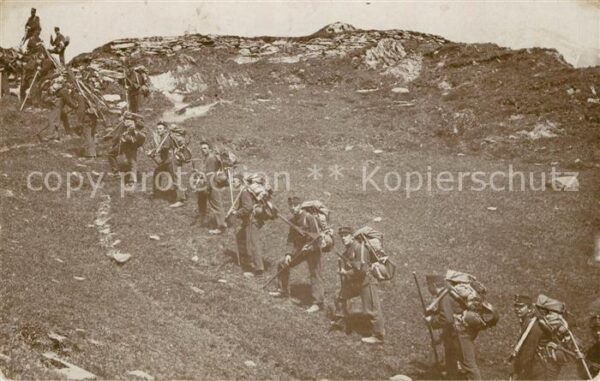 Gebirgsjaeger Marschroute