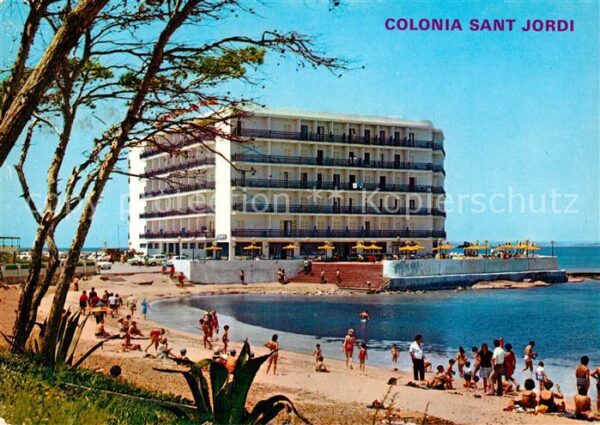 Colonia de San Jordi Hotel Marques del Palmer Detalle playa