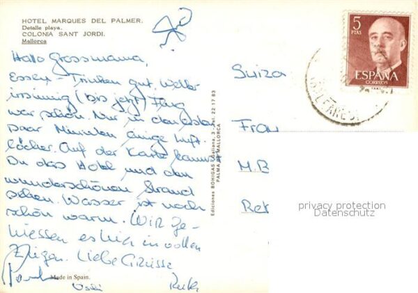Colonia de San Jordi Hotel Marques del Palmer Detalle playa – Bild 2